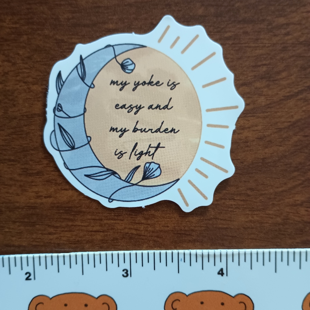 10/$10 Inspirational Bible Verse Jesus Biblical God Faith Heaven Sticker Decal